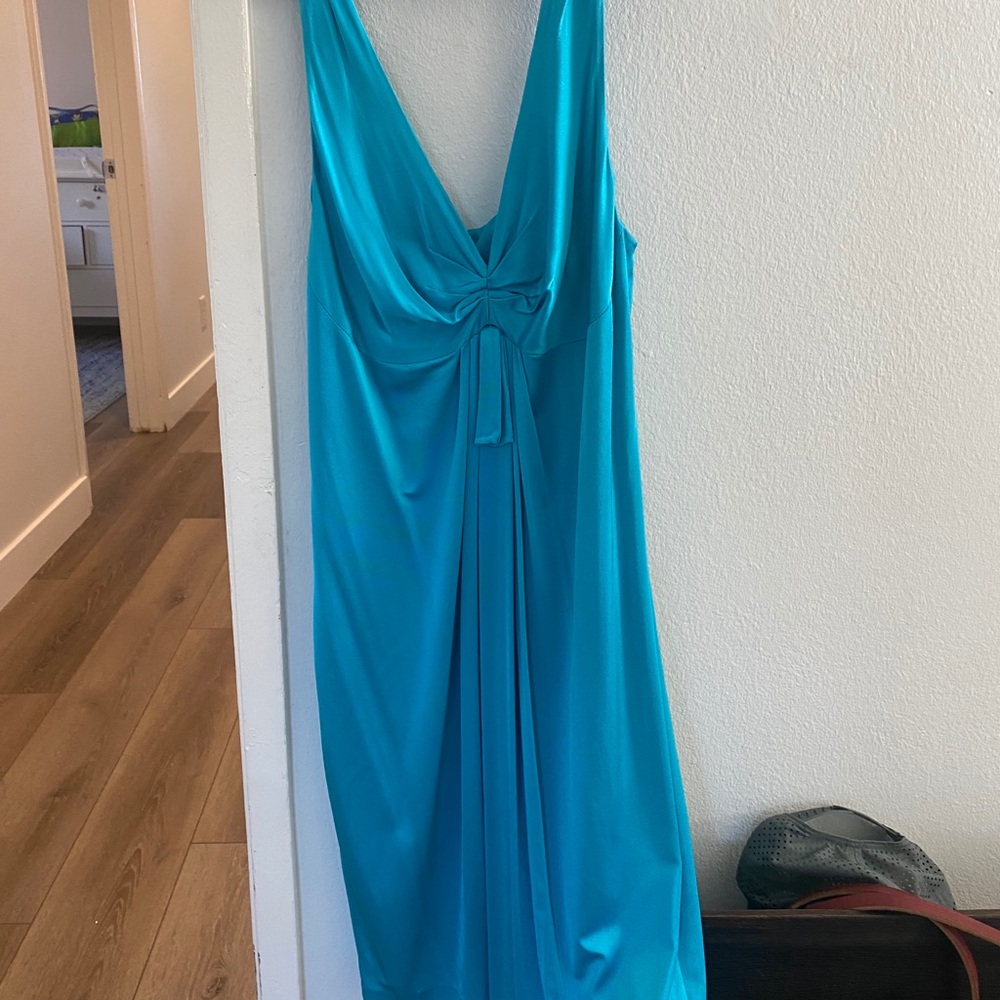 BCBG Maxazria blue dress